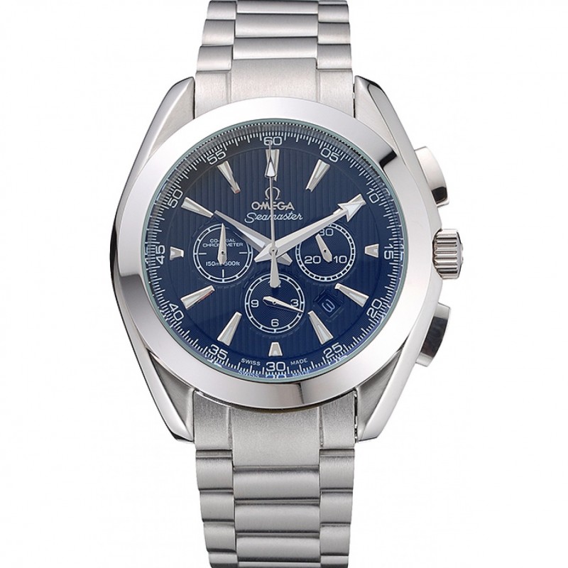 Omega Seamaster Aqua Terra Chronograph mit blauem Zifferblatt – die perfekte Uhr für jeden Anlass